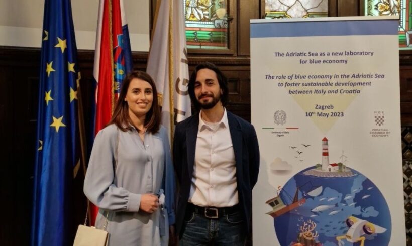 Italian secondees from UNICAL and representatives from H2O Robotics/UNIZG came together to participate in an event on the Blue Economy, hosted by the Croatian Chamber of Economy (HGK).